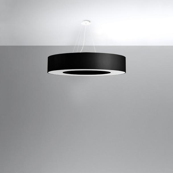 Sollux Żyrandol SATURNO 90 czarny SL.0796
