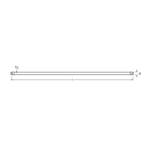 Lampa SMART WF LEDTUBE T8EM 600 9W 865 TW LEDV
