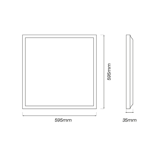 Panel plafon Lampa 600x600 LED 40W 5 lat gwarancji EKP9127 Milagro