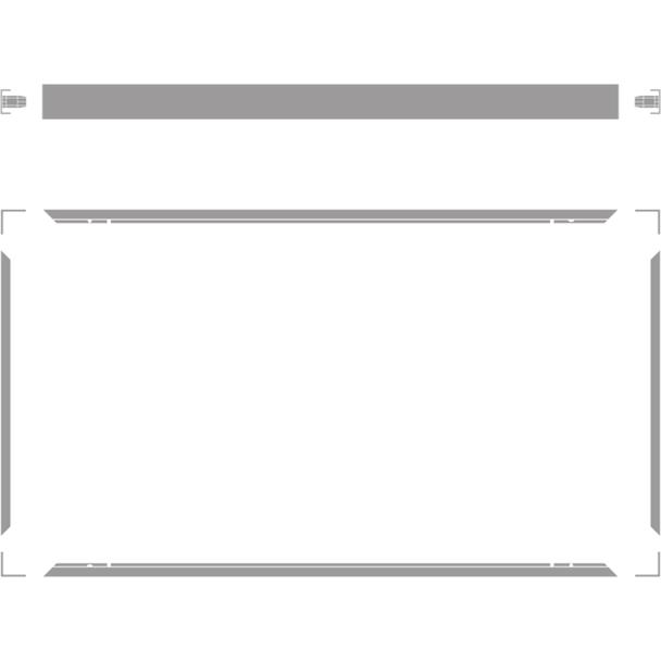 Ramka do montażu powierzchniowego PANEL 1200X600 SURFACE MOUNT KIT VALUE
