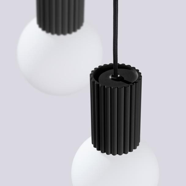 Lampa wisząca HALO 3P czarna