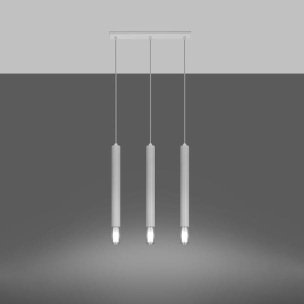 Sollux Lampa wisząca WEZYR 3 biała