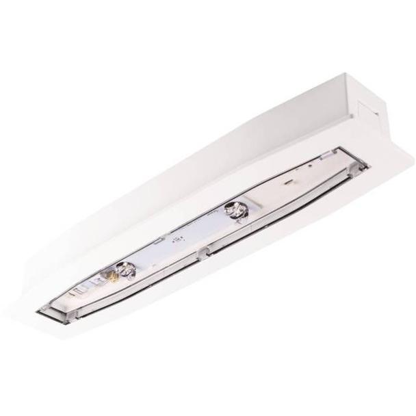 Oprawa sieciowo-awaryjna podtynkowa SUPREMA LED SCH 350 A 3H CT IP54 PT / soczewka korytarzowa do po 94768 INTELIGHT