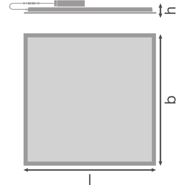 Oprawa PANEL COMPACT 600 V 35W 940 U19