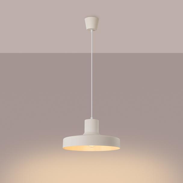 Sollux Lampa wisząca BILO beżowa