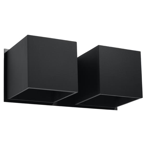 Sollux Kinkiet QUAD 2 czarny SL.0657