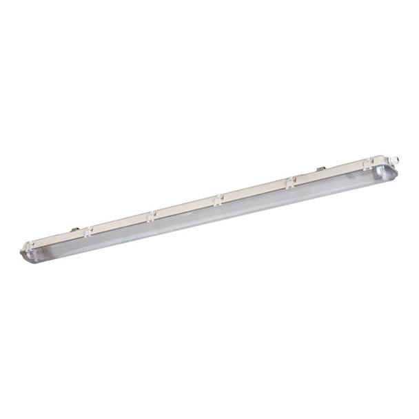 Oprawa pyłoszczelna pod tuby LED DICHT 4LED PI 236/PS odbłyśnik stalowy pod 2 świetlówki T8 LED 1200mm G13 max36W IP65 szary 31323 KANLUX