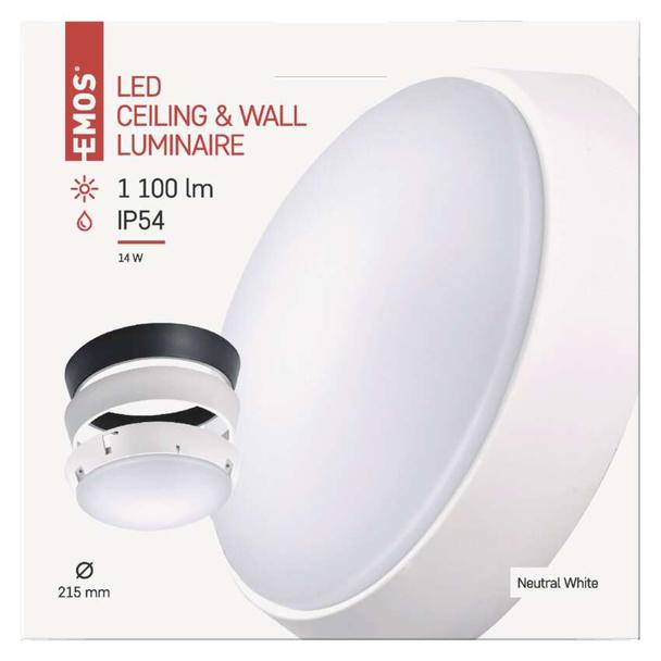 "Oprawa LED okrągła 14W IP54 neutralna biel