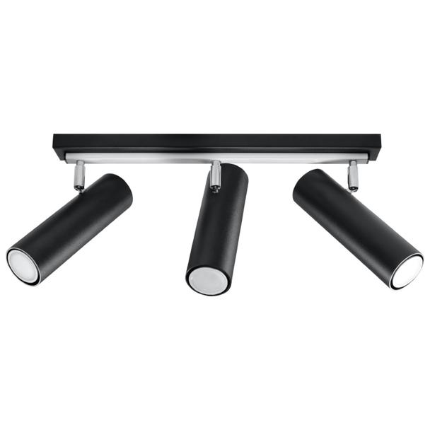 Sollux Plafon DIREZIONE 3 czarny SL.0501
