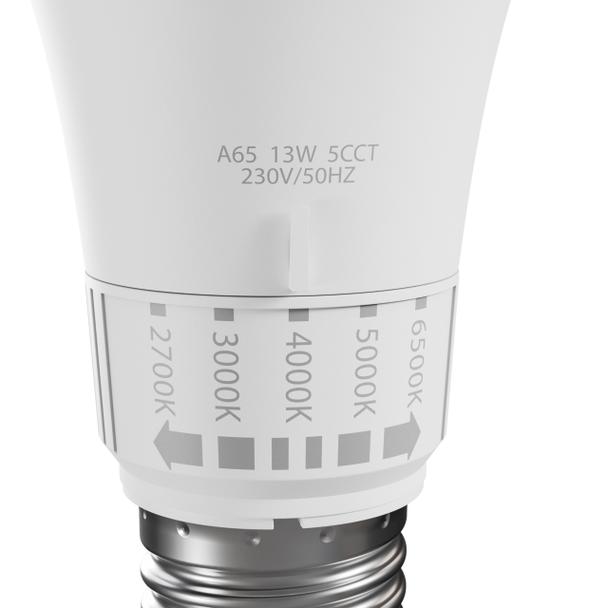 LED GLS E-27 230V 13W 5CCT SPECTRUM