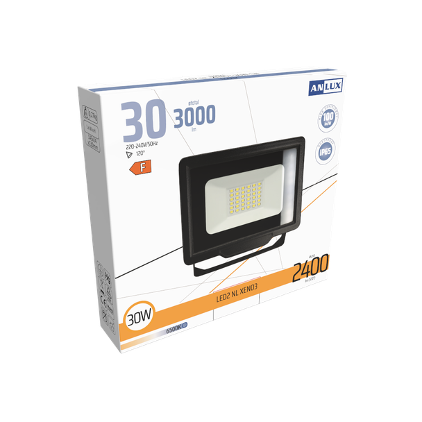 NAŚWIETLACZ LED XENO3 30W 100LM/W ZIMNY BIAŁY ANLUX