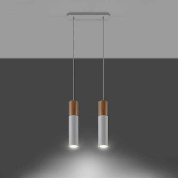 Lampa wisząca PABLO 2 biała