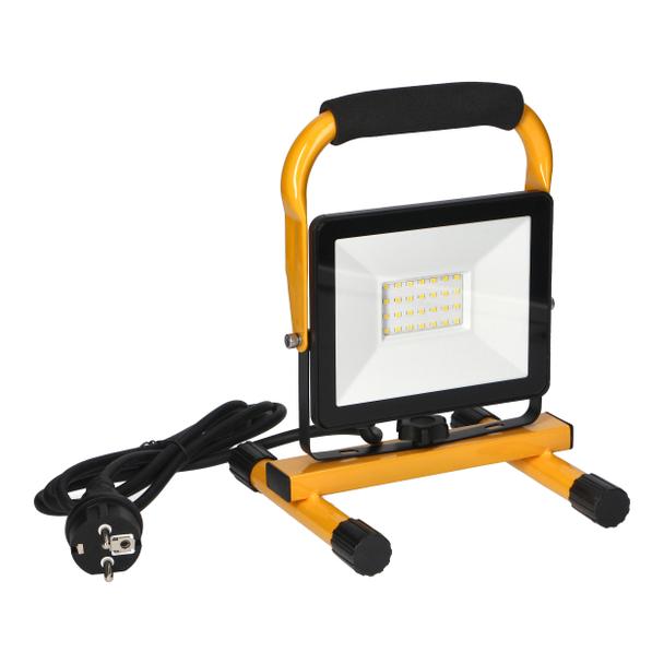 CAVO Przenośny naświetlacz LED 30W, na statywie, 2100 lm, IP65, 4000K, z przewodem 1,5m FLP-4 ORNO