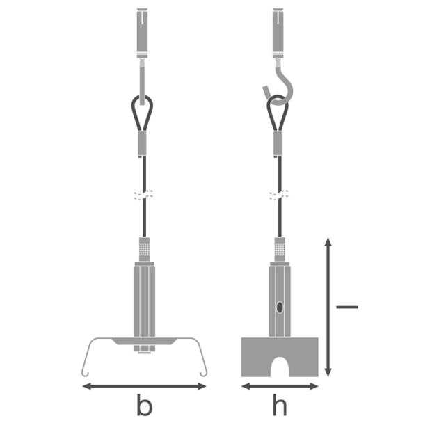 Oprawa TRUSYS FLEX SUSPENSION KIT