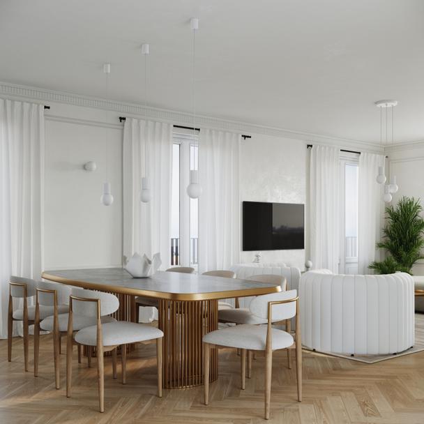 Lampa biurkowa HALO biała