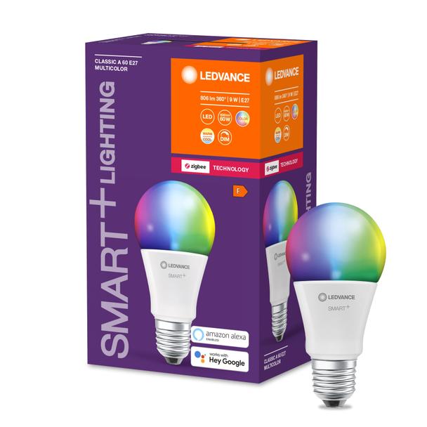 Lampa LED SMART+ ZB CL A Frosted RGBW 60 yes 9W/ E27