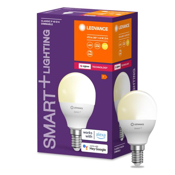 Lampa LED SMART+ ZB CL P Frosted DIM 40 yes 4,9W/ E14