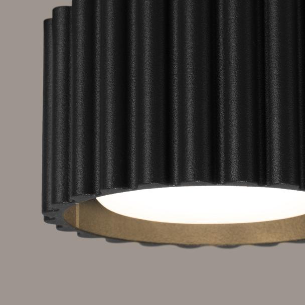 SOLLUX Plafon AURA 1 czarny Gx53 ; SL.1787