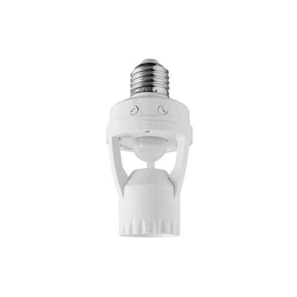 GTV CZUJNIK RUCHU CR-6, max. 60W, E27, AC 220-240V, 50/60Hz, KĄT DZIAŁANIA 360*, ZASIĘG 6m ± 2-3,5m, IP20, WSPÓŁPRACUJE Z LED,, BIAŁY CR-CR6000-00 GTV Poland