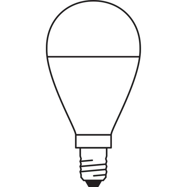 Lampa LED VALUE Classic P60 non-dim plastik 7,5W 840 E14