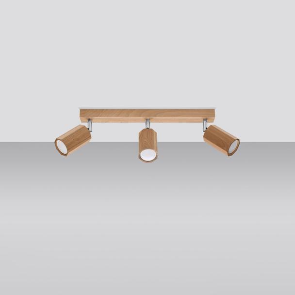 Sollux Plafon ZEKE 3 dąb SL.1030