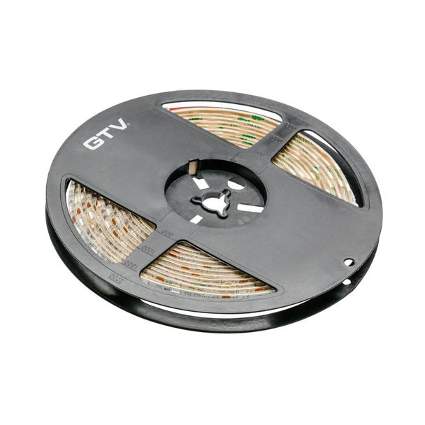 GTV TAŚMA FLASH 5050, 300 LED CIEPŁY BIAŁY, 72W BEZ ŻELU 10mm, ROLKA 5m LD-5050-300-20-CB GTV Poland