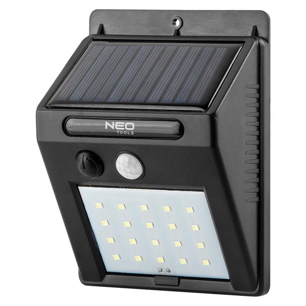 Lampa solarna ścienna 20 SMD LED 250 lm NEO GTX 99-055 GTX Poland