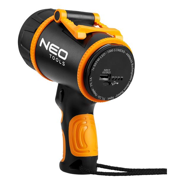 Latarka reflektor i szperacz 1000 lm LED. NEO TOOLS GTX 99-114 GTX Poland
