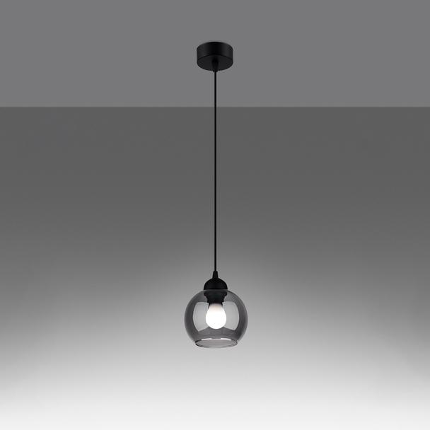 Sollux Lampa wisząca ALINO 1 czarna SL.1141