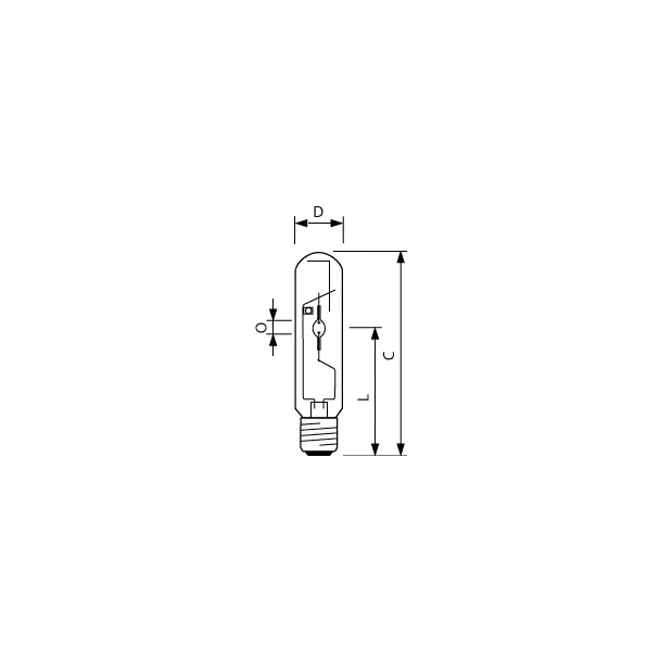 Lampa metalohalogenkowa 150W E40 230V 2800K przeźroczysta CDO-TT 9,28082E+11 PHILIPS