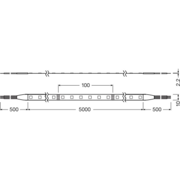 Pasek LED Value LS VAL-500/RGB/5
