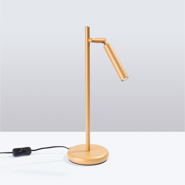 Sollux Lampa biurkowa PASTELO złota SL.1470