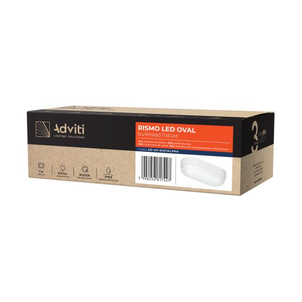 RISMO LED OVAL 7W oprawa kanałowa, 630lm, IP65, IK08, 4000K AD-OP-6157WLPM4 ORNO