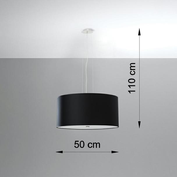 Sollux Żyrandol OTTO 50 czarny SL.0744