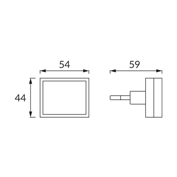 Lampka wtykowa LED OLO LED 0,4W 03792 IDEUS