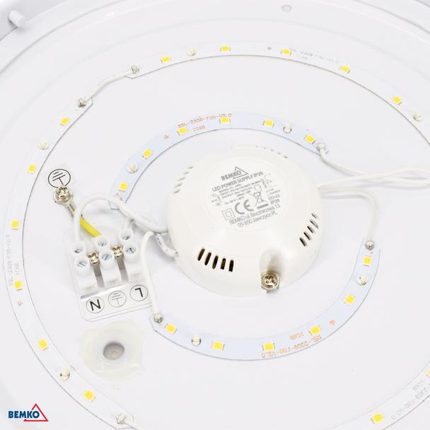 PLAFONIERA LED PLATO 36W 4000K 3250LM IP44 C37-PLA-450-360-4K BEMKO