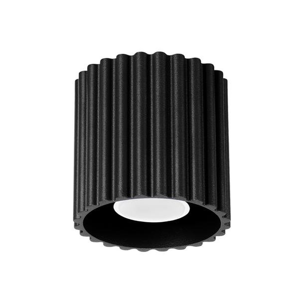 SOLLUX Plafon AURA 1 czarny GU10 ; SL.1784