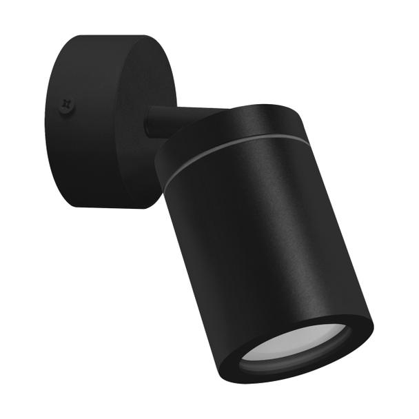 Oprawa ścienno-sufitowa TENOR GU10 1C BLACK 04069 IDEUS