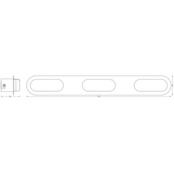 Oprawa SMART+ WIFI ORBIS DUPLO 450 IP44 TW CR