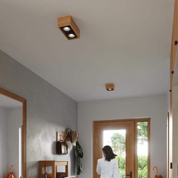 Sollux Plafon QUATRO 2 naturalne drewno SL.0916