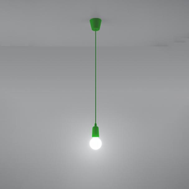 Sollux Lampa wisząca DIEGO 1 zielony SL.0581