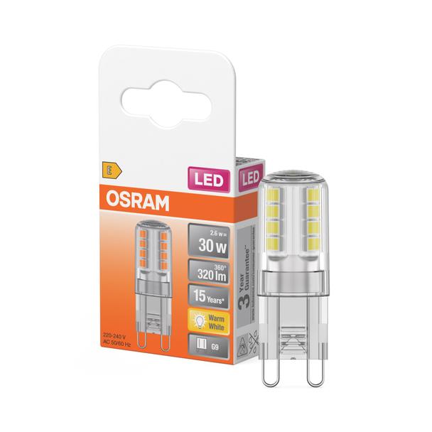 LAMPA LED PIN30 CL 2,6W/827 230V G9