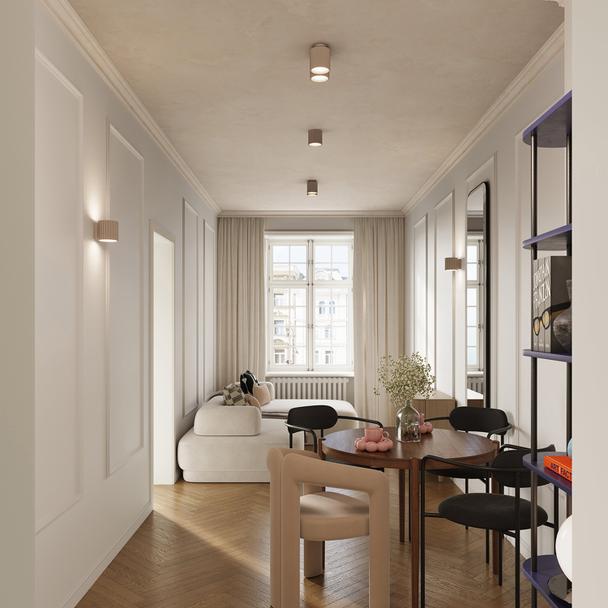 SOLLUX Plafon AURA 1 taupe GU10 ; SL.1814