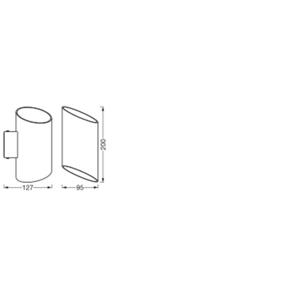 Oprawa SMART+ WIFI ORBISW CYLDRO 200x127 TW WT