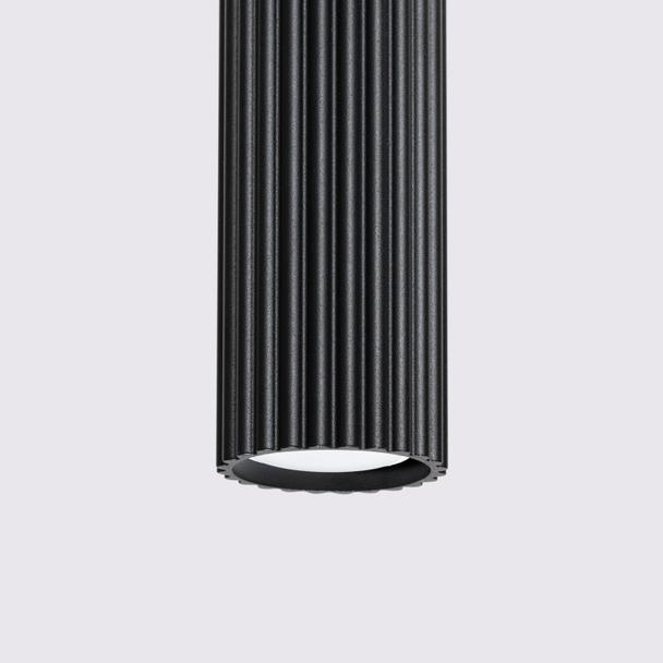 Sollux Lampa wisząca KARBON 1 czarny SL.1573