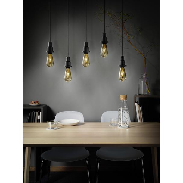 Lampa LED Vintage 1906 dim CL GLOBE125 Filament szkło przezroczyste GOLD 55 dim 7W 825 E27