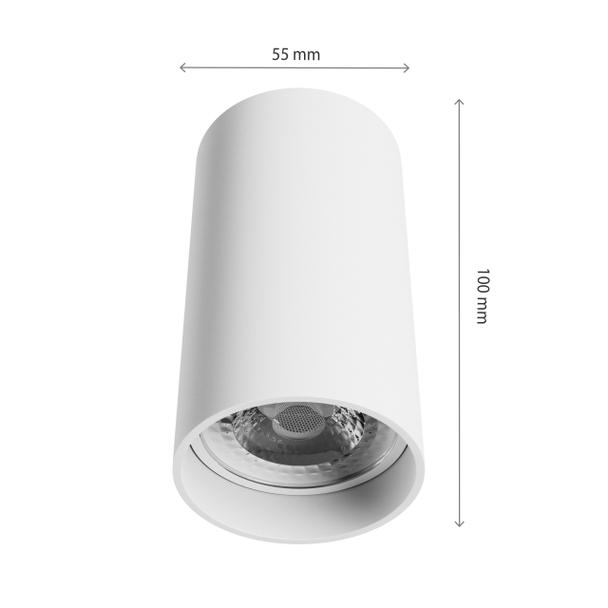 Oprawa punktowa CHLOE VARIOSA GU10 NATYNKOWA GU10 230V IP20 55x100MM BIAŁY OKRĄGŁA Spectrum LED