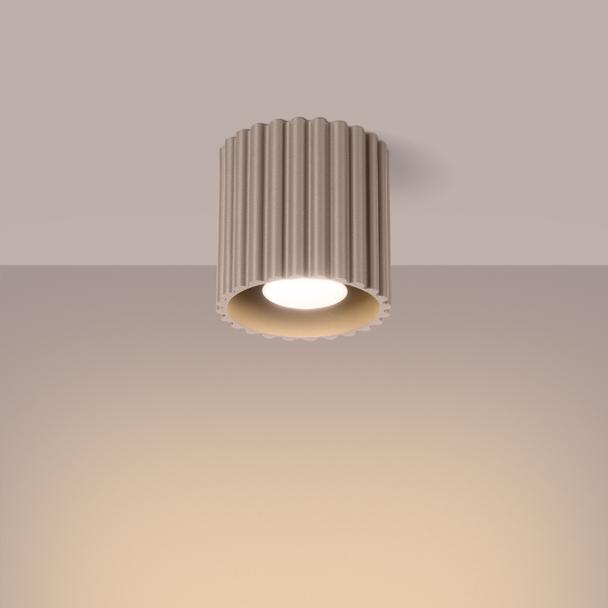 SOLLUX Plafon AURA 1 taupe GU10 ; SL.1814