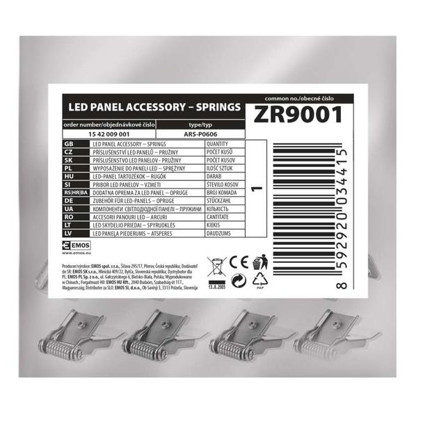 Sprężyny do LED PANEL 60×60 ZR9001 EMOS