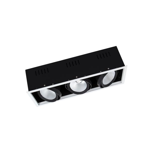 Oprawa SPOT MULTI 3x30W 4000K FL WT BK